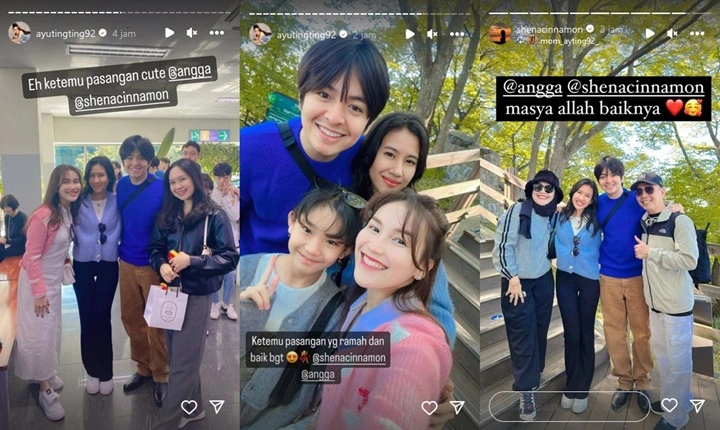 Angga Yunanda dan Shenina Cinnamon Ketemu Keluarga Ayu Ting Ting, Adab Dipuji Selangit