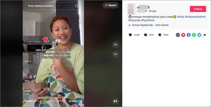 Lolly Putri Nikita Mirzani Tak Henti Tertawa Saat Ceritakan Awal Nembak Vadel Badjideh