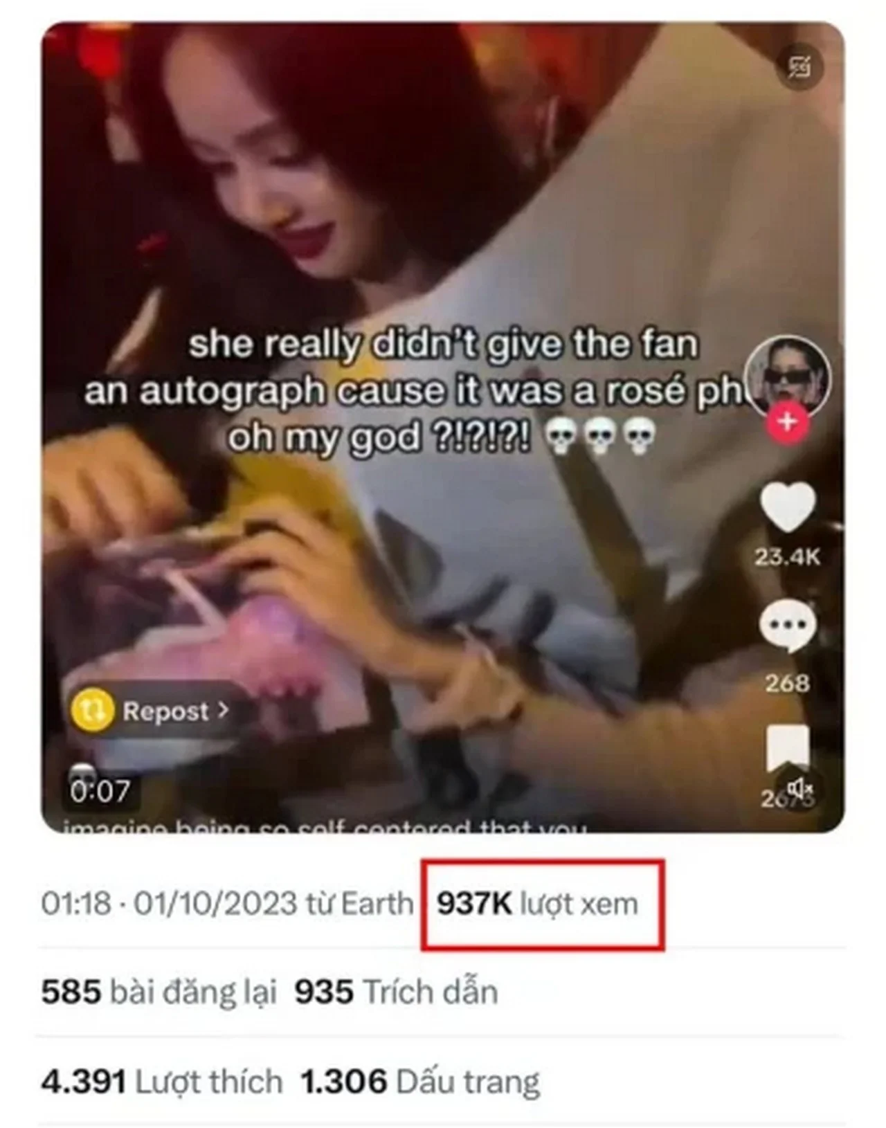 Dikira Menolak, Lisa Disebut Bersedia Beri Tanda Tangan di Foto Rose Yang Disodorkan Fans