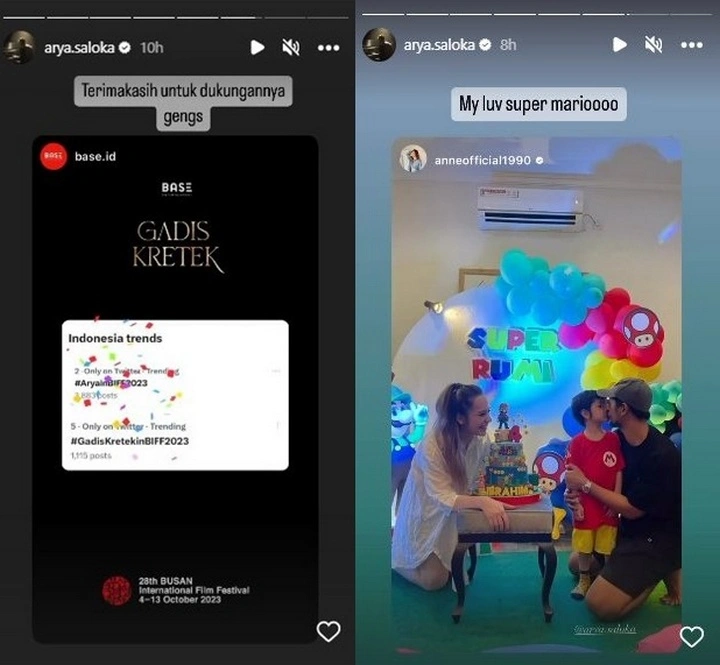 Arya Saloka Trending, Ungkap Manis Unggahan Putri Anne
