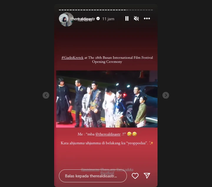 Arya Saloka Dipanggil Oppa, Kecantikan Dian Sastro di BIFF 2023 Ikut Dipuji Warga Lokal