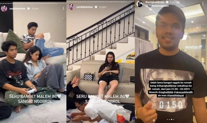 Aaliyah Diduga Main ke Rumah Thariq Halilintar Sampai Jam 2 Pagi
