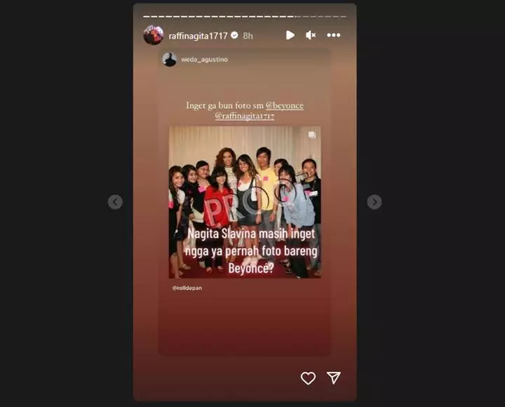 Nagita Slavina Umbar Foto Lawas Bareng Beyonce, Visualnya Jadi Perbincangan