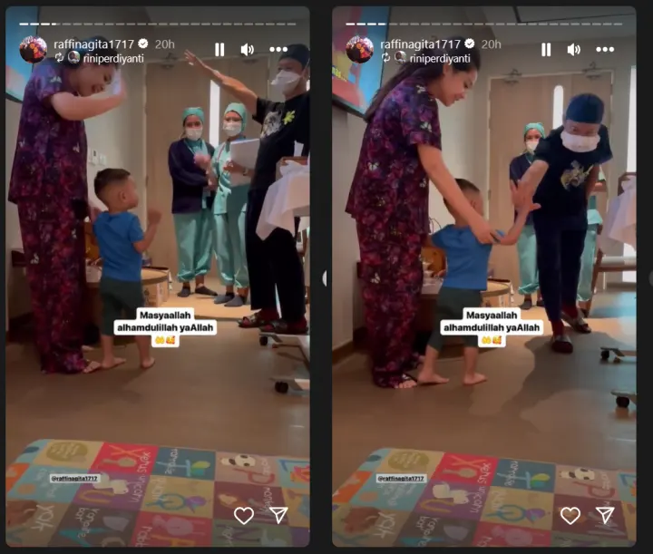 sikap Rayyanza ke dokter