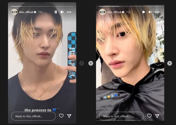 Wonbin RIIZE rambut pirang