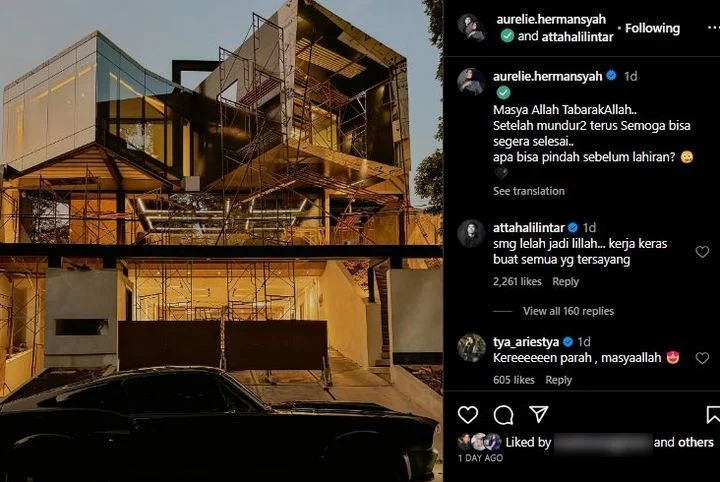 Penampakan Rumah Baru Aurel Hermansyah