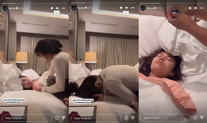 Fuji An Frustasi Lihat Tingkah Azizah Salsha Saat Menginap di Hotel