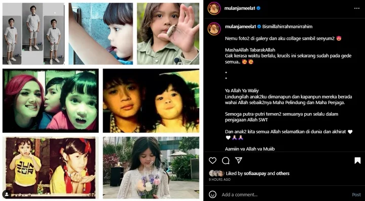 Mulan Jameela Unggah Foto Tanpa Hijab
