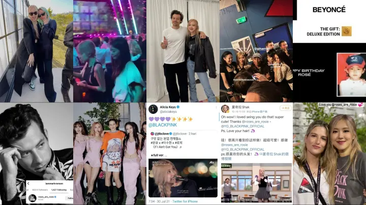 kedekatan Rose BLACKPINK dan Columbia Records