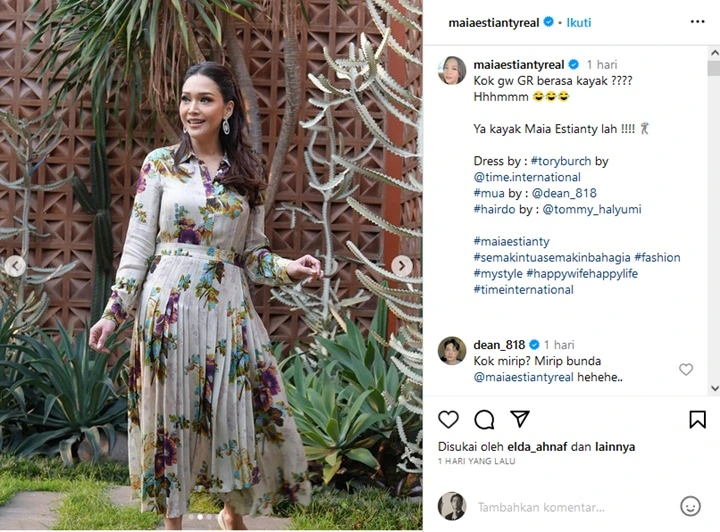 Maia Estianty Pangling Lihat Wajah Sendiri di Foto Terbaru, Mirip Bunda Corla?