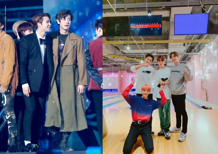 tinggi Chanyeol EXO dibandingkan dengan Johnny NCT