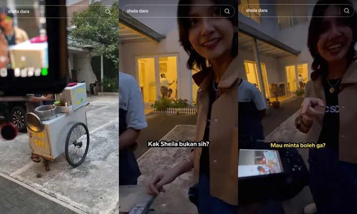 Sheila Dara Langsung Bereaksi Saat Difoto Diam-diam Oleh Orang Tak Dikenal