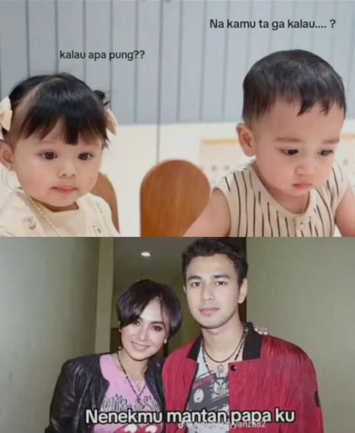 Viral Meme Kocak Rayyanza Cipung Curhat ke Ameena Soal Masa Lalu Raffi Ahmad