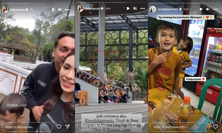 Rendy Kjaernett dan Lady Nayoan Kencan di Taman Safari