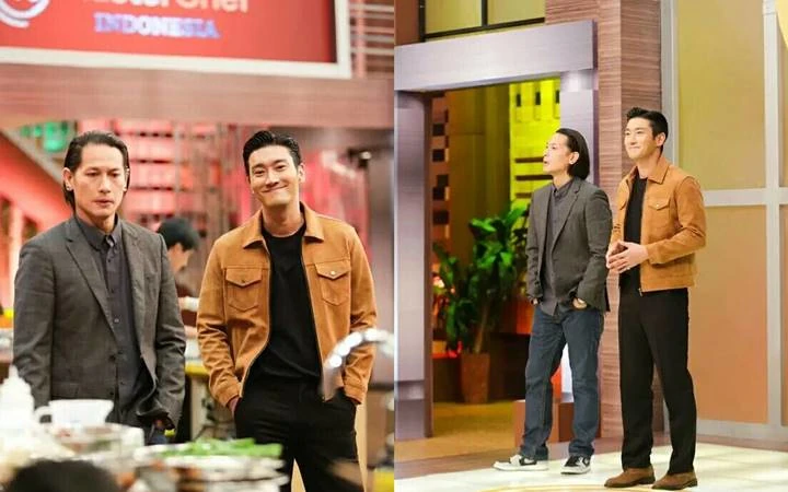 Siwon dan Chef Juna Adu Ganteng