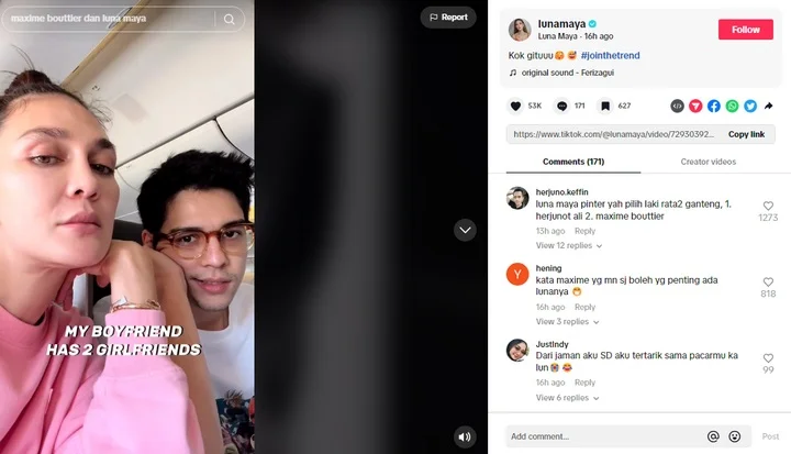 Luna Maya dan Maxime Bouttier Makin Mesra