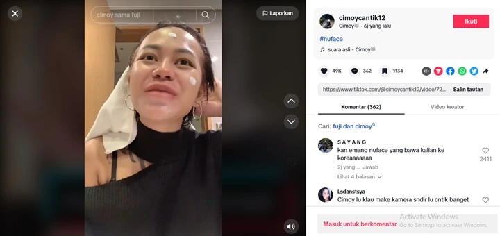Sifat Asli Fuji An Dikuliti TikToker Ternama Saat Liburan Bareng ke Korea