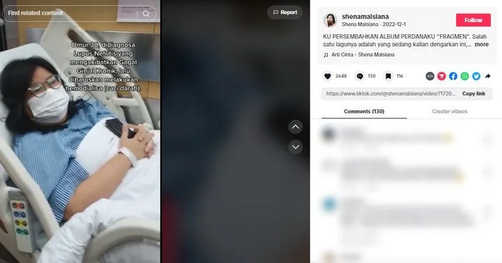Shena Malsiana Idap Lupus Hingga Cuci Darah