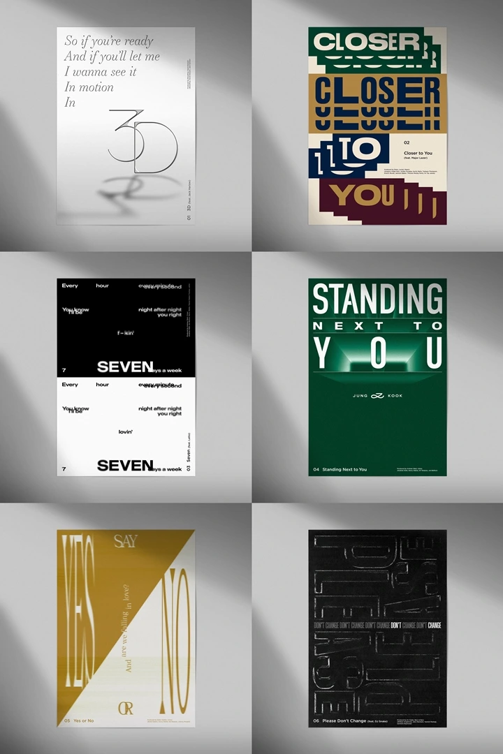Desain Poster Tracklist Album Jungkook BTS \'GOLDEN\' Tuai Kritik Desain Poster Tracklist Album Jungkook BTS \'GOLDEN\' Tuai Kritik