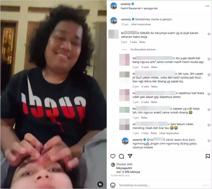 Cesen Pamer Keromantisan Marshel Widianto Beri Pijatan Wajah, Jawab Menohok Saat Kena Nyinyir