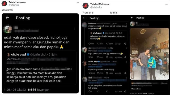 Sempat Koar-koar Bakal Bikin Cacat, Jefri Nichol Akhirnya Temui Netizen yang Diancamnya