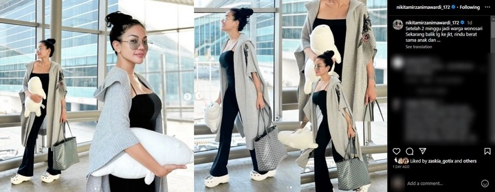 Nikita Mirzani Pamer Airport Fashion Super Kece, Lolly Kena Nyinyir Haters