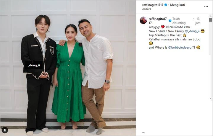 Raffi Ahmad Pamer Bestie Baru dari Korea Selatan, Pose Grogi Nagita Slavina Bikin Salfok