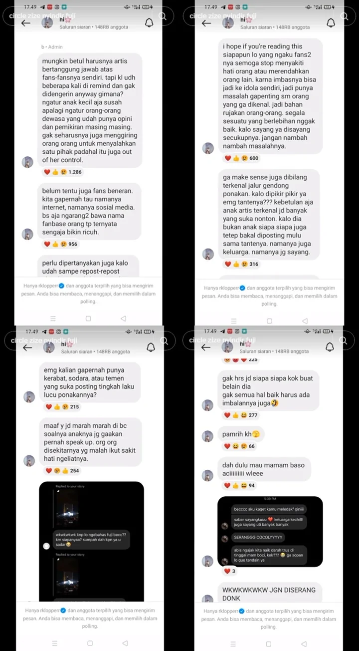Tissa Biani Ogah Disamakan, Rebecca Klopper Meledak-ledak Bela Fuji An