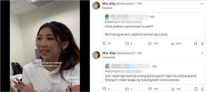 Niat Interogasi Kiky Saputri, Tim Ganjar Pranowo Malah Dibikin Kicep