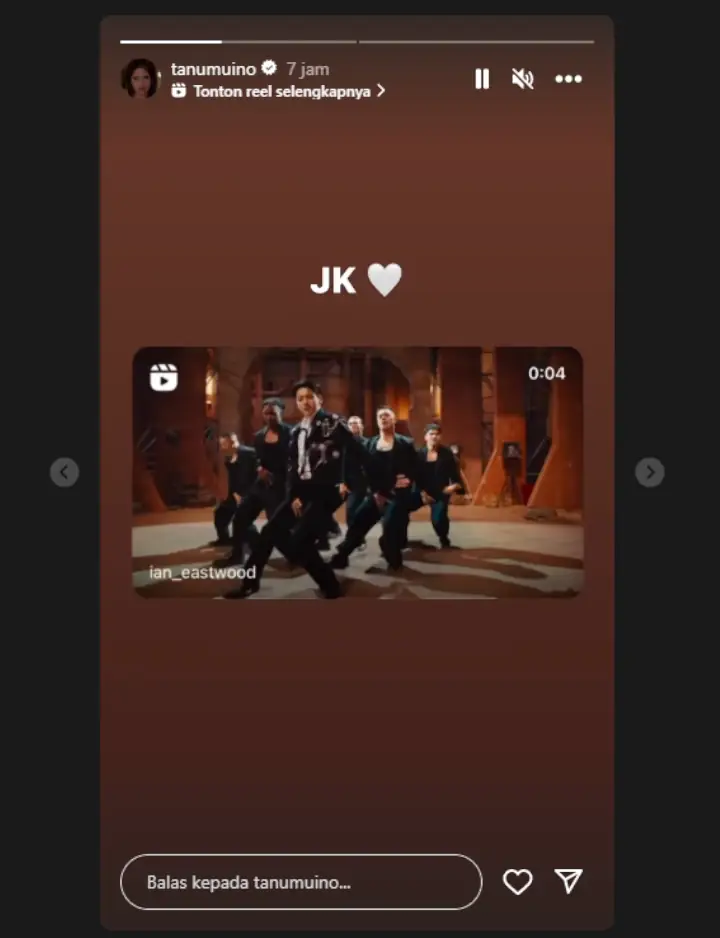 Tanu Muiño promosi Jungkook