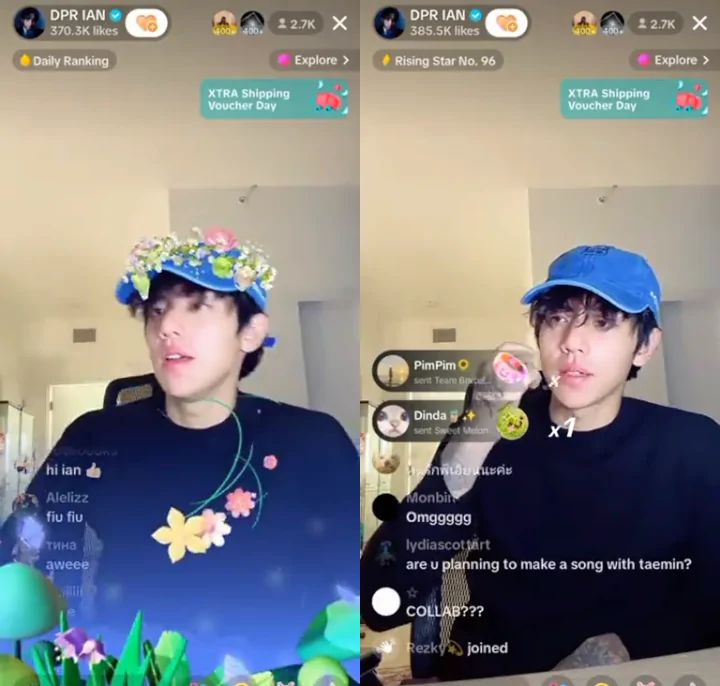 DPR IAN Bilang Cinta Saat Balas \'Love Call\' Taemin SHINee untuk Kolaborasi