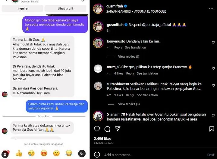 Gus Miftah Ditanggapi Persiraja
