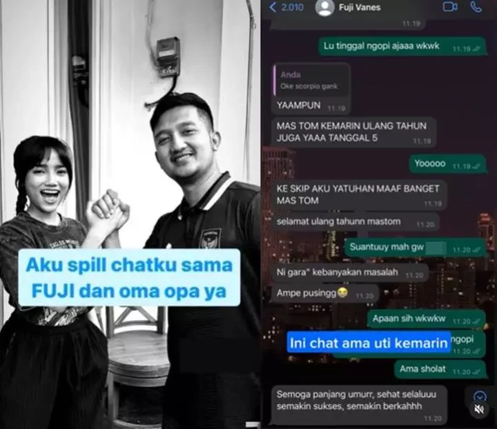 Tom Liwafa Bongkar Chat dengan Fuji An, Virgoun Ogah Kasih Uang Bulanan Lagi ke Ibu-Topik Pagi