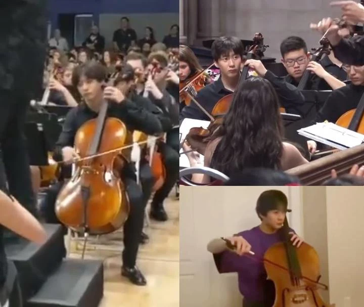 Video Lawas Anton RIIZE saat Main Cello di Orkestra Kini Viral