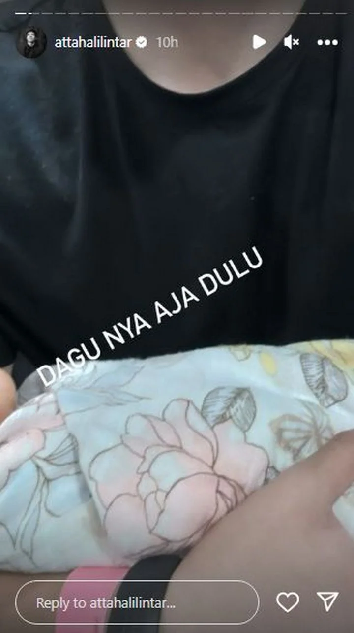 Dagu Putri Kedua Aurel Hermansyah dan Atta Halilintar
