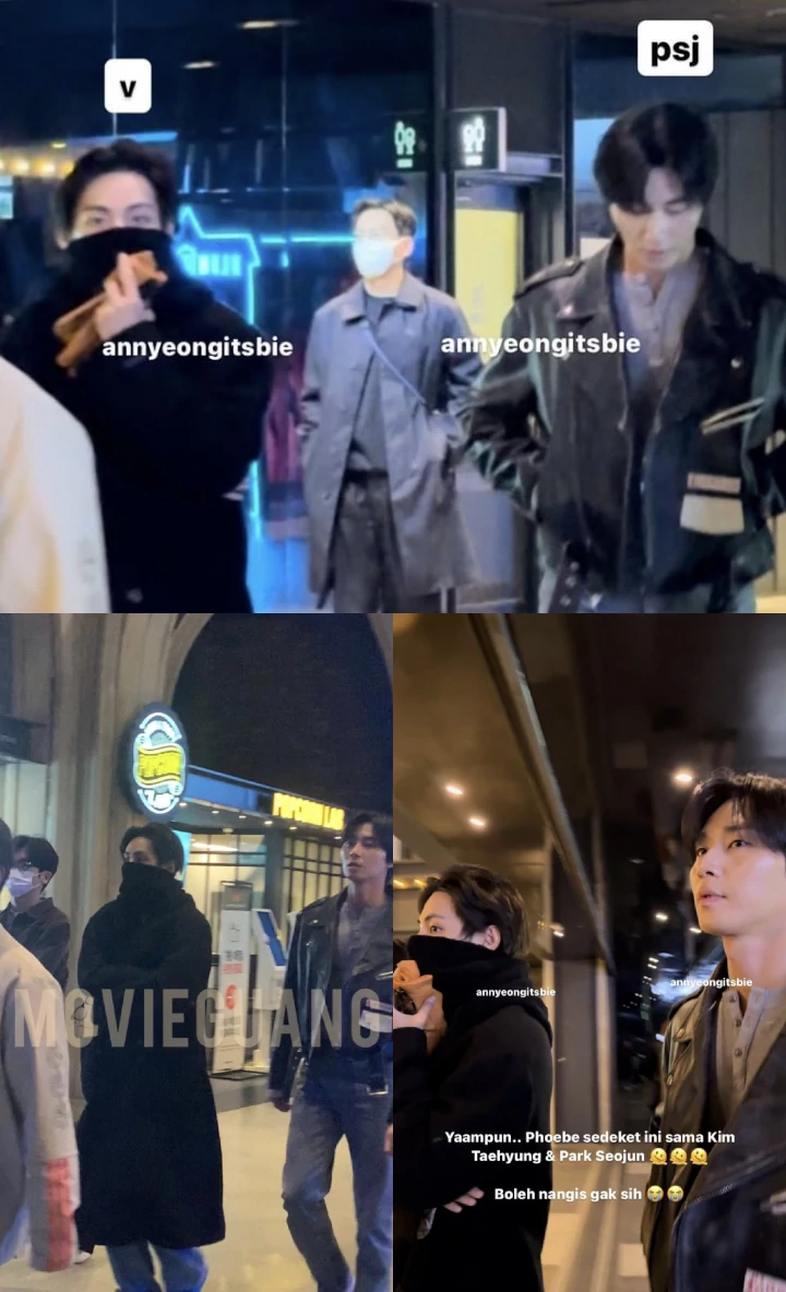 Park Hyung Sik Ajak V BTS dan Park Seo Joon Nonton Bareng Film Han Hyo Joo