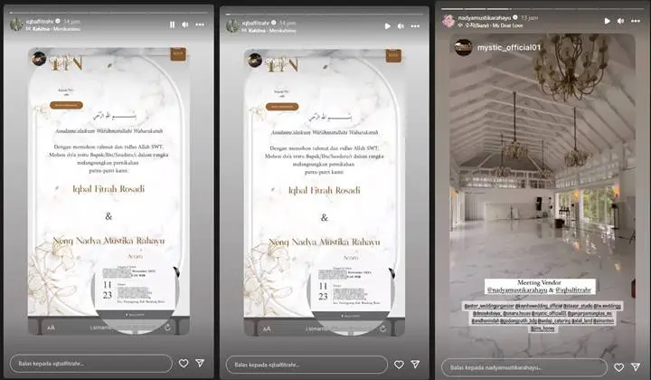 Undangan Pernikahan Nadya Mustika Rahayu Eks Rizki DA Terkuak