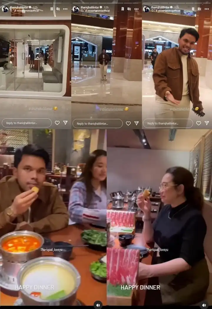 Thariq Halilintar Bareng Aaliyah Massaid dan Reza Artamevia