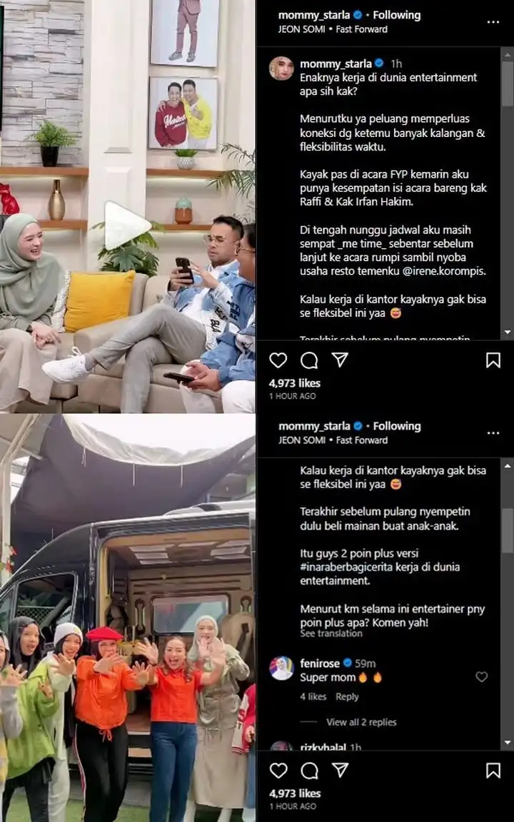 Inara Rusli Nyaman Kerja Jadi Artis usai Bercerai dari Virgoun