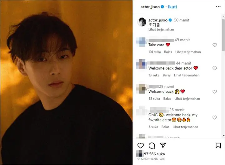 Ji Soo post foto baru