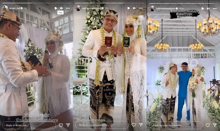Nadya Mustika Rahayu Pamer Buku Nikah Usai Sah Dinikahi Iqbal Rosadi