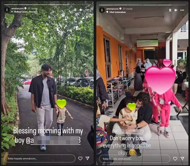Ammar Zoni Minta Sang Putra Tak Khawatir di Tengah Proses Cerai dengan Irish Bella