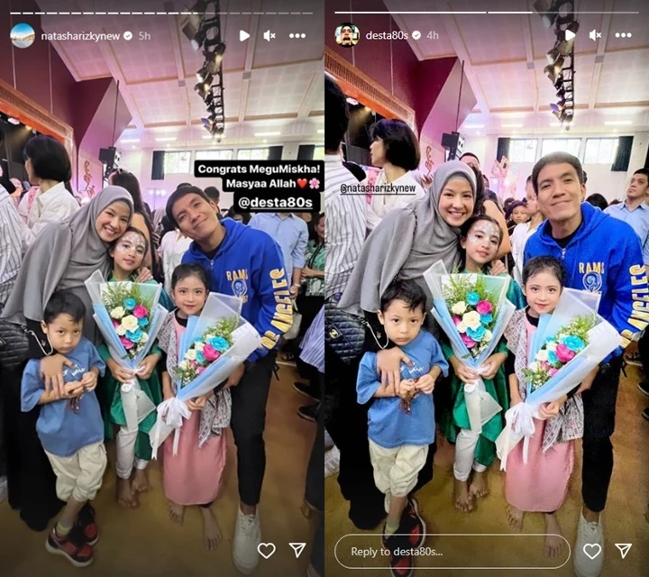 Desta dan Natasha Rizky Kompak Saling Mention di Postingan Terbaru