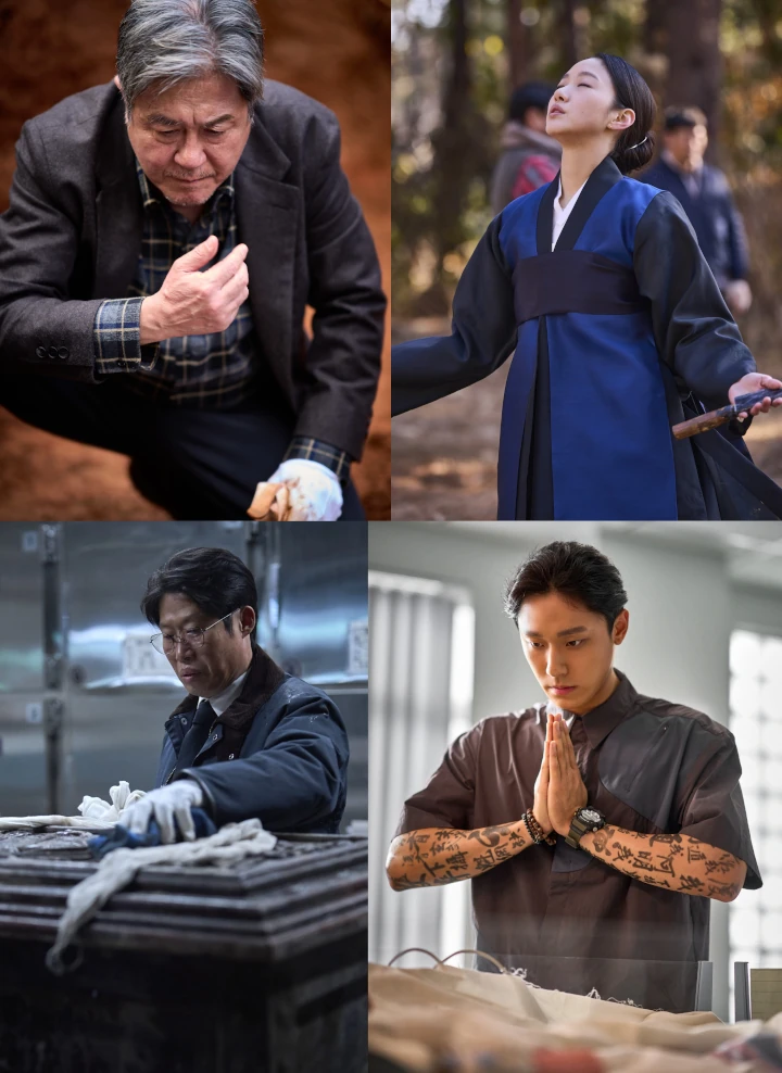 Lee Do Hyun dan Kim Go Eun Beraksi Jadi Dukun di Still Cut Film \'Exhuma\'