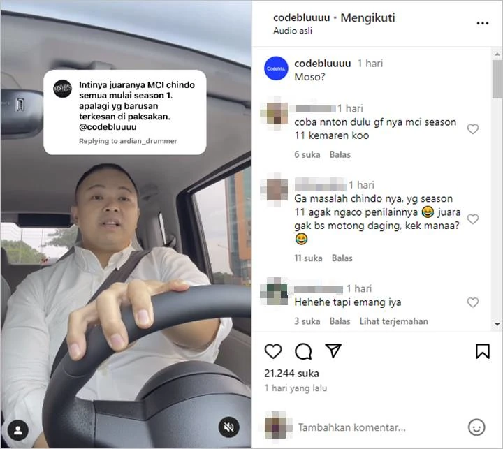 Chef Arnold Dianggap Rasis, Codeblu Diminta Gantikan Renatta Moeloek Jadi Juri \'MCI\'-Topik Pagi