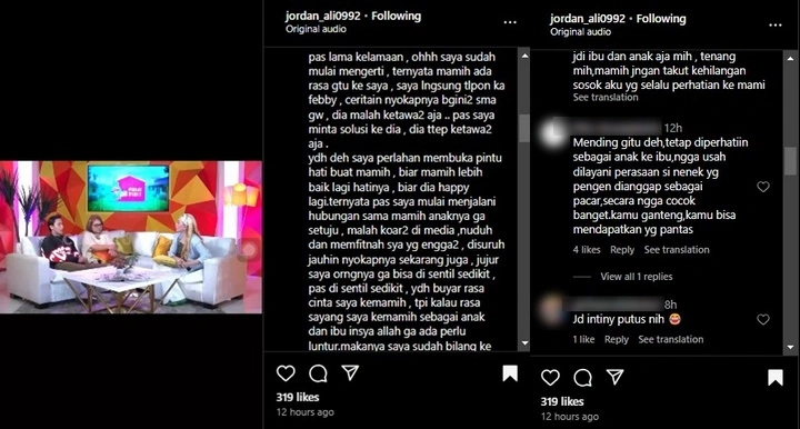 Jordan Ali dan Eva Manurung Putus?