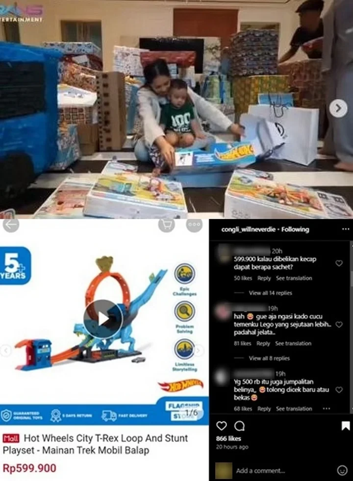 Nagita Slavina Bakal Temui Gideon Tengker, Harga Kado Ponakan Syahrini untuk Rayyanza-Topik Pagi