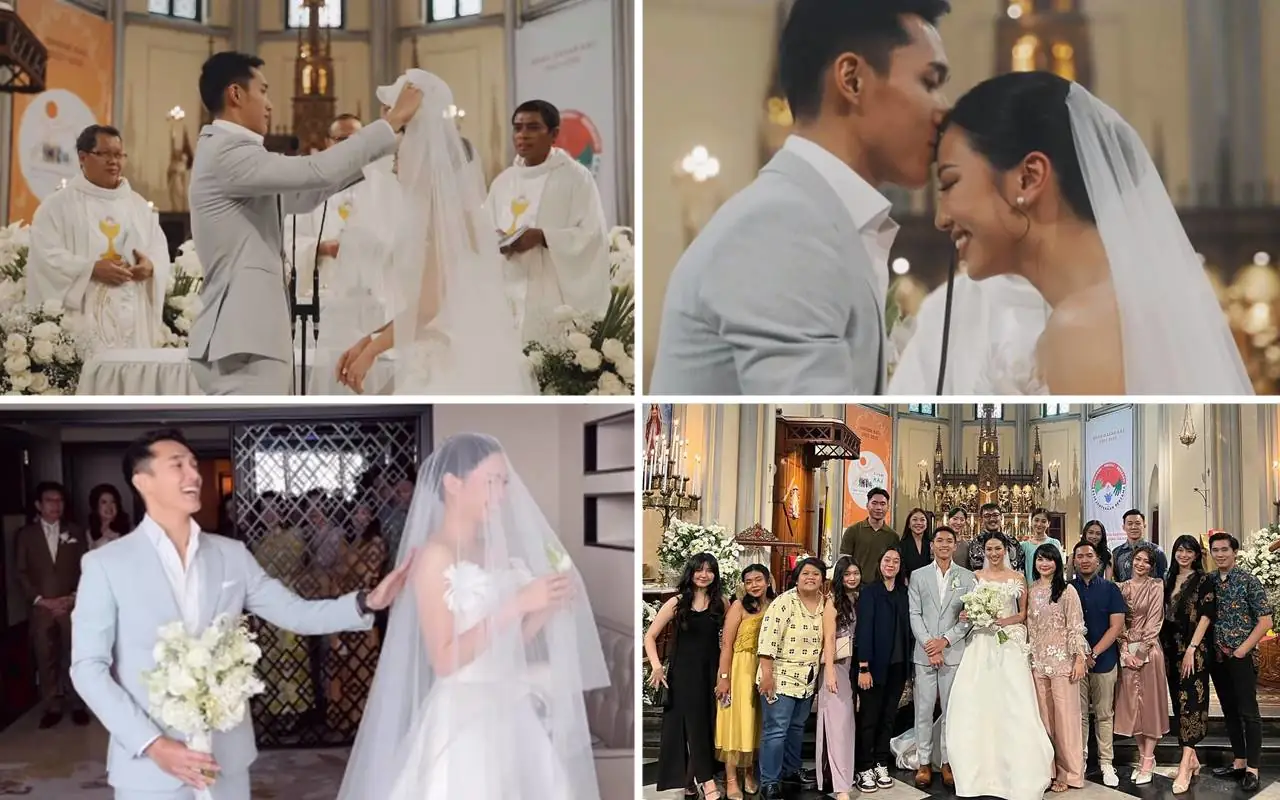 10 Potret Pernikahan Jonatan Christie dan Shanju Eks JKT48 yang Pilih Tunda Bulan Madu