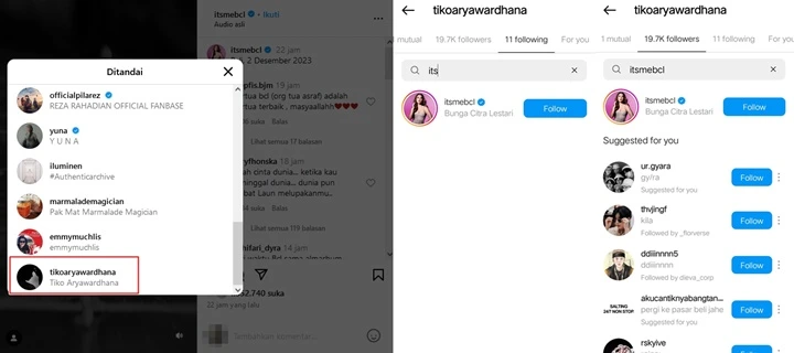Tiko Suami BCL Bagikan Postingan Perdana di Akun Instagram Baru