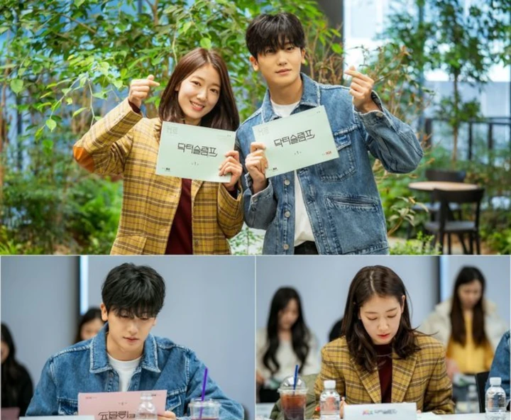 Park Shin Hye dan Park Hyung Sik Unjuk Chemistry di Sesi Baca Naskah \'Doctor Slump\'